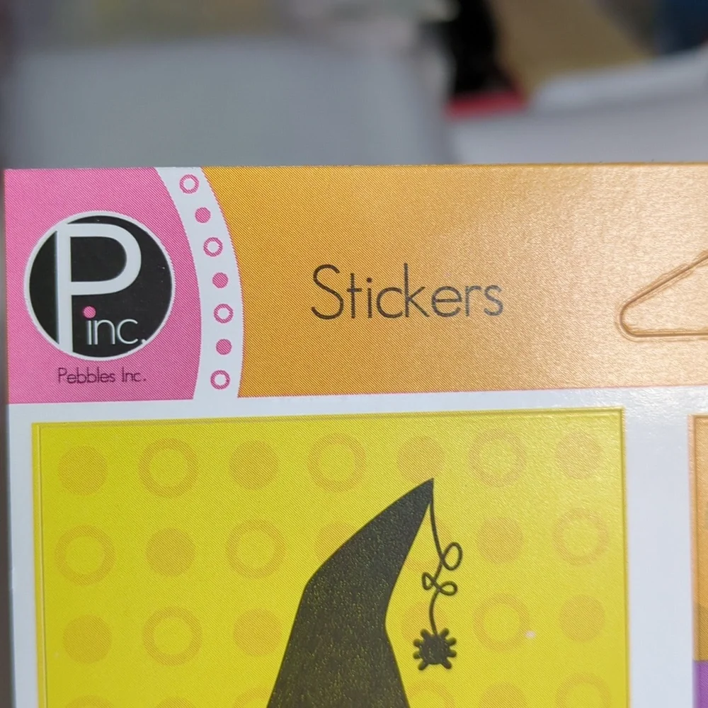 ❤️3/$10❤️Pebbles Halloween Sticker Set - Picture 3 of 6